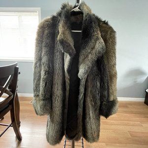 Long Faux Fur Medium Jacket